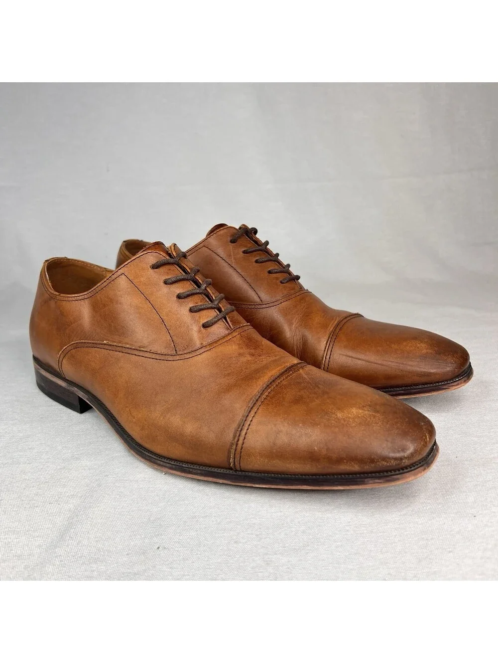 Florsheim Dress Shoes Men’s 10.5 Narrow Brown Leather Midtown Oxford Classy